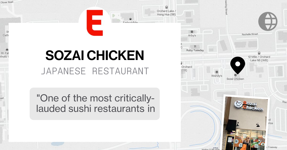 SOZAI CHICKEN shared by @eater on Postcard