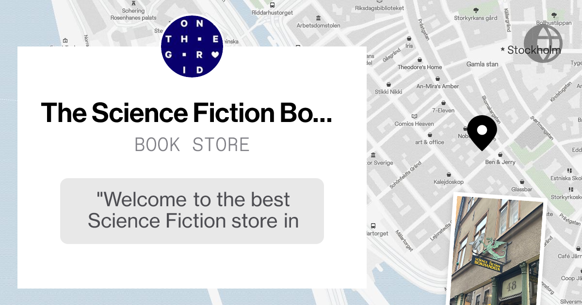 The Science Fiction Bookstore shared by @onthegrid on Postcard