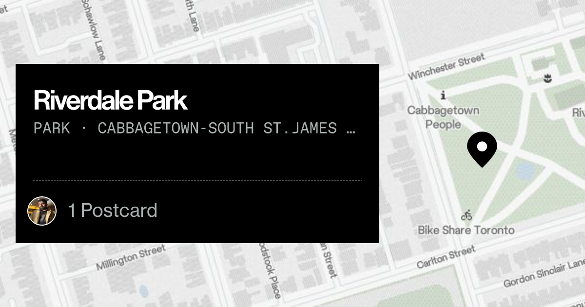 Riverdale Park on Postcard